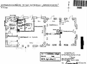 Bad Niedernau: Empfangsgebäude Erdgeschoß