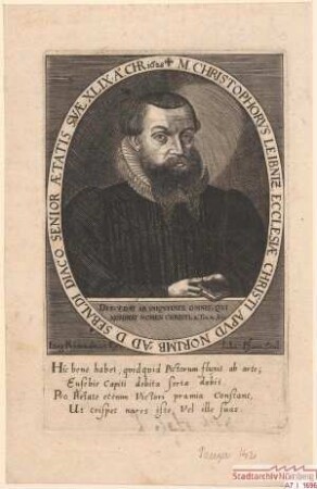 M. Christoph Leibnitz, ältester Diakon bei St. Sebald