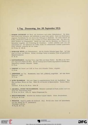I. Tag (Nr. 1-215)