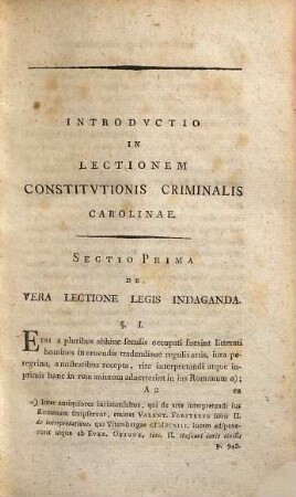 Caroli Frider. Walchii Seren. Dvcis Vinar. ... Glossarivm Germanicvm Interpretationi Constitvtionis Criminalis Carolinae Inserviens : Praemissa Est In Ejusdem Legis Lectionem Introdvctio
