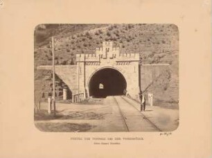 Bebra-Hanauer Eisenbahn. Burghauner Tunnel, Vockemühle: Tunnelportal