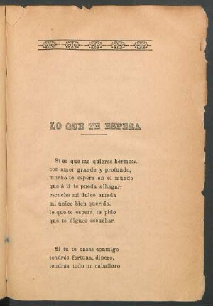 Lo que te espera