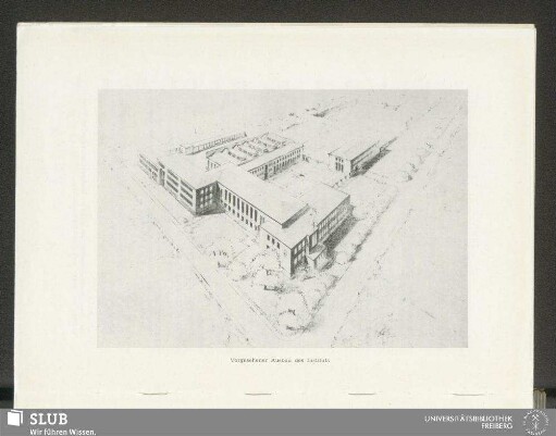 Vorgesehener Ausbau des Instituts