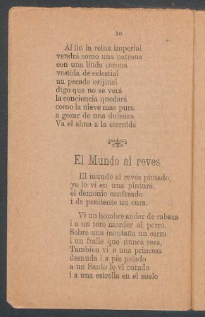 El Mundo al revés