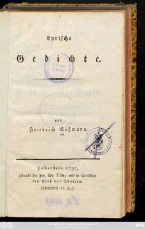 Lyrische Gedichte