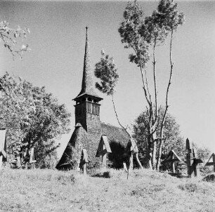 Reisefotos Rumänien. Ieud. Holzkirche (1364)