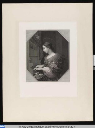 Die heilige Caecilia