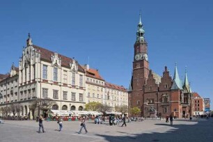 Rathaus, Breslau, Polen