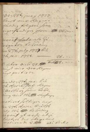 Rechnungen und Quittungen, Juni 1727 - Juni 1729