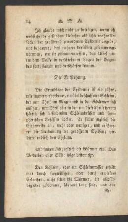 Die Entstehung