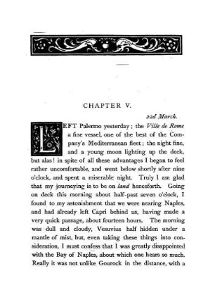 CHAPTER V. - 22d March.