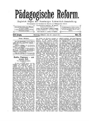 Goethe, Pestalozzi - und unsere Zeit : (Schluß)