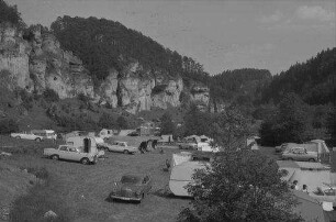 Pottenstein: Campingplatz Bärenschlucht im Püttlachtal bei Pottenstein