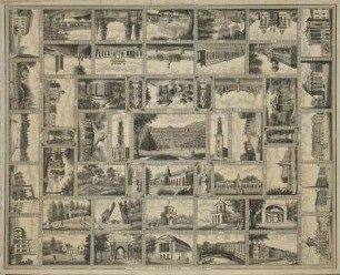 Würfelspiel mit Schloss Sanssouci und 51 Teilansichten von Potsdam und Berlin