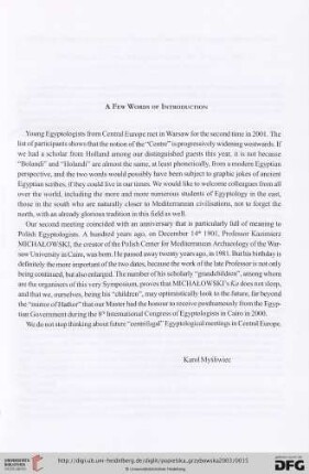 A few words of introduction