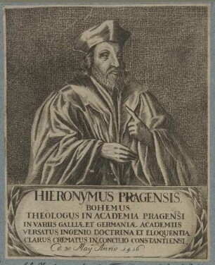 Bildnis des Hieronymus Pragensis