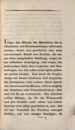 Beiträge zur Münzkunde des Mittelalters