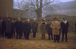 Stormarnhaus: Richtfest des Erweiterungsbaues: Kreistagsmitglieder