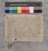 Dietrich (Dyczil) von Pferdsdorf (Pherdistorf) und seine Frau Elisabeth versetzen Volknand von Buttlar (Buttiler), seiner Frau Agnes und deren Erben für bereits erhaltene 65 Schillinge Turnosen ihr Gut in Feld und Dorf Völkershausen (Volker-, Volkershusen) ausgenommen einen Garten, den Heinrich Müller hat, und das Haus, unter dem der gewölbte Keller steht; eine Auslösung ist mit Frist von einem Vierteljahr möglich. Was zu diesem Zeitpunkt eingesäht ist, steht den Pfandinhabern noch zu. Benötigen diese ihr Geld, haben sie es ein halbes Jahr vorher den Ausstellern anzukündigen. Zeugen: Gerhard, Pfarrer zu Völkershausen, Apel von Buttlar und Friedrich von Völkershausen, Ritter, Berthold von Buttlar, Heinrich Sintram, Vogt zu Lengsfeld (Lengesf.), und Heinrich von Pferdsdorf. Siegel des Ausstellers.