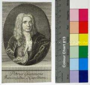 Porträt des italienischen Juristen und Historikers Pietro Giannone