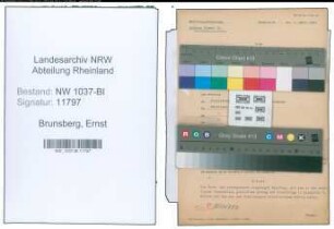 Entnazifizierung Ernst Brunsberg , geb. 28.09.1896 (Kaufmann)