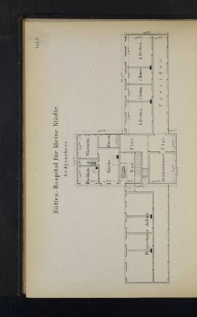 Hütten-Hospital für kleine Städte.