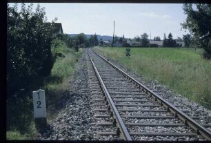 Strecke in km 1+200