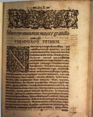 Illustrissimi, Reverendissimi Domini, Domini Alexandri Sperelli Eugubiensis Episcopi, Nuncii Apostolici, Paradoxa Moralia, 1