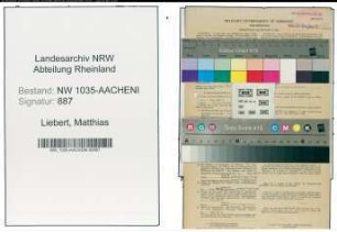 Entnazifizierung Matthias Liebert , geb. 19.12.1907 (Bergbauangestellter)