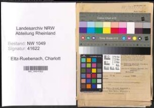 Entnazifizierung Charlott Von Eltz-Ruebenach , geb. 31.03.1918 ()