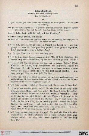 2: Strolchenblut : Bruchstück aus einem Wartburg-Drama