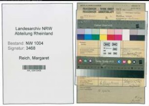 Entnazifizierung Margarete Reich , geb. 28.06.1904 ()