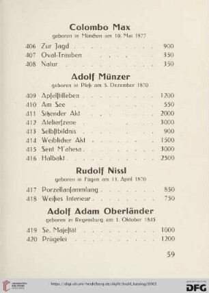 Adolf Adam Oberländer (Nr.419-420)