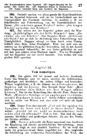 Kapitel III. Vom Anmutigen