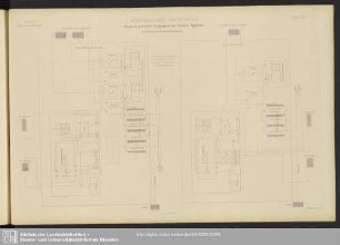 Electro-magnetischer Telegraphen- und Glocken-Apparate. Darstellung der Drahtverbindungen