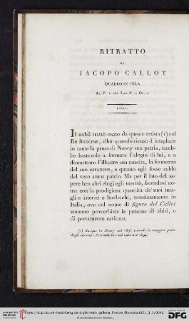 Ritratto Di Iacopo Callot