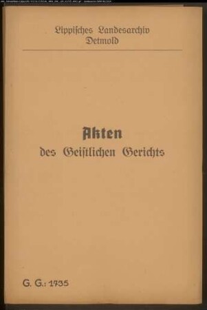 Anna Margarete Schwein aus Wüsten gegen Philipp Limberg in Wüsten, Enkel des Henrich Otto Limberg senior, wegen einer Eheklage. Der Meier auf Blombergs Hofe (1730) war Friederich Limberg, der jüngste Enkel des Henrich Otto Limberg senior