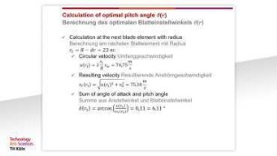 Rotor Blades 6 - Example on Rotor Blade Calculation