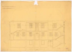 Villa Ostermann, Darmstadt Projekt II: Wandansichten, 1:25