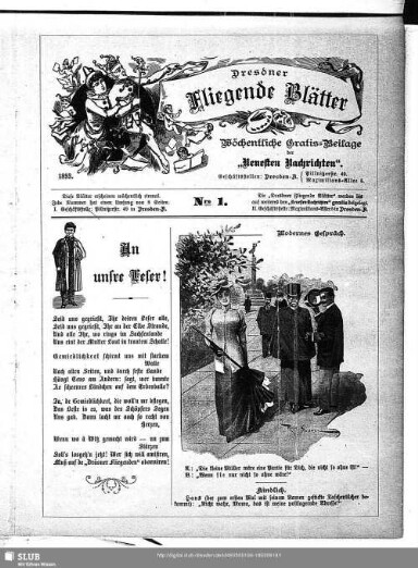 Titelseite einer Zeitung