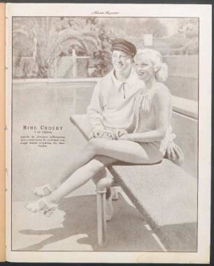 Bing Crosby y su esposa [Fotografía]