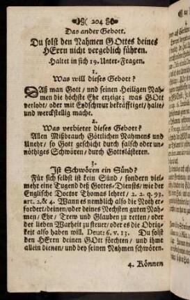 204-214, Das ander Gebott