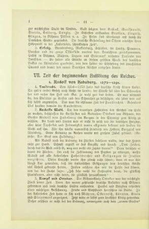 VII. Zeit der beginnenden Auflösung des Reiches