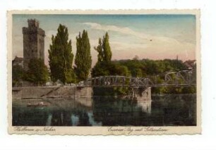 Eiserner Steg mit Götzenturm