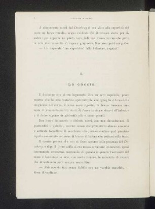 II. La caccia.
