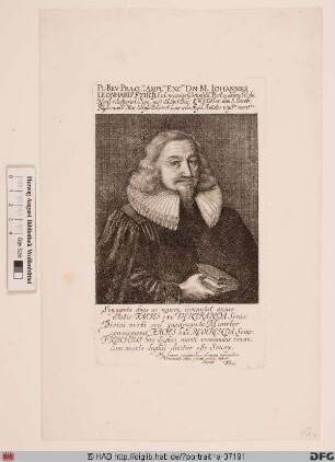 Bildnis Johann Leonhard Frisch d. Ä.