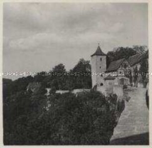 Rothenburg ob der Tauber, Burggasse, Turm an der Fürbringerscheune