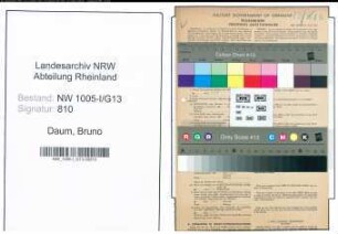 Entnazifizierung Bruno Daum , geb. 26.11.1896 (Polizeibeamter)