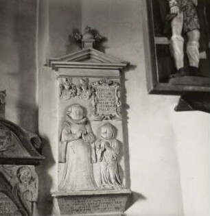 Epitaph für Sigmund Pfeifer (verstorben 1592) und seinen 1591 totgeborenen Bruder