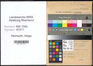 Entnazifizierung Helga Heimsoth , geb. 11.06.1922 (Lehrerin)
